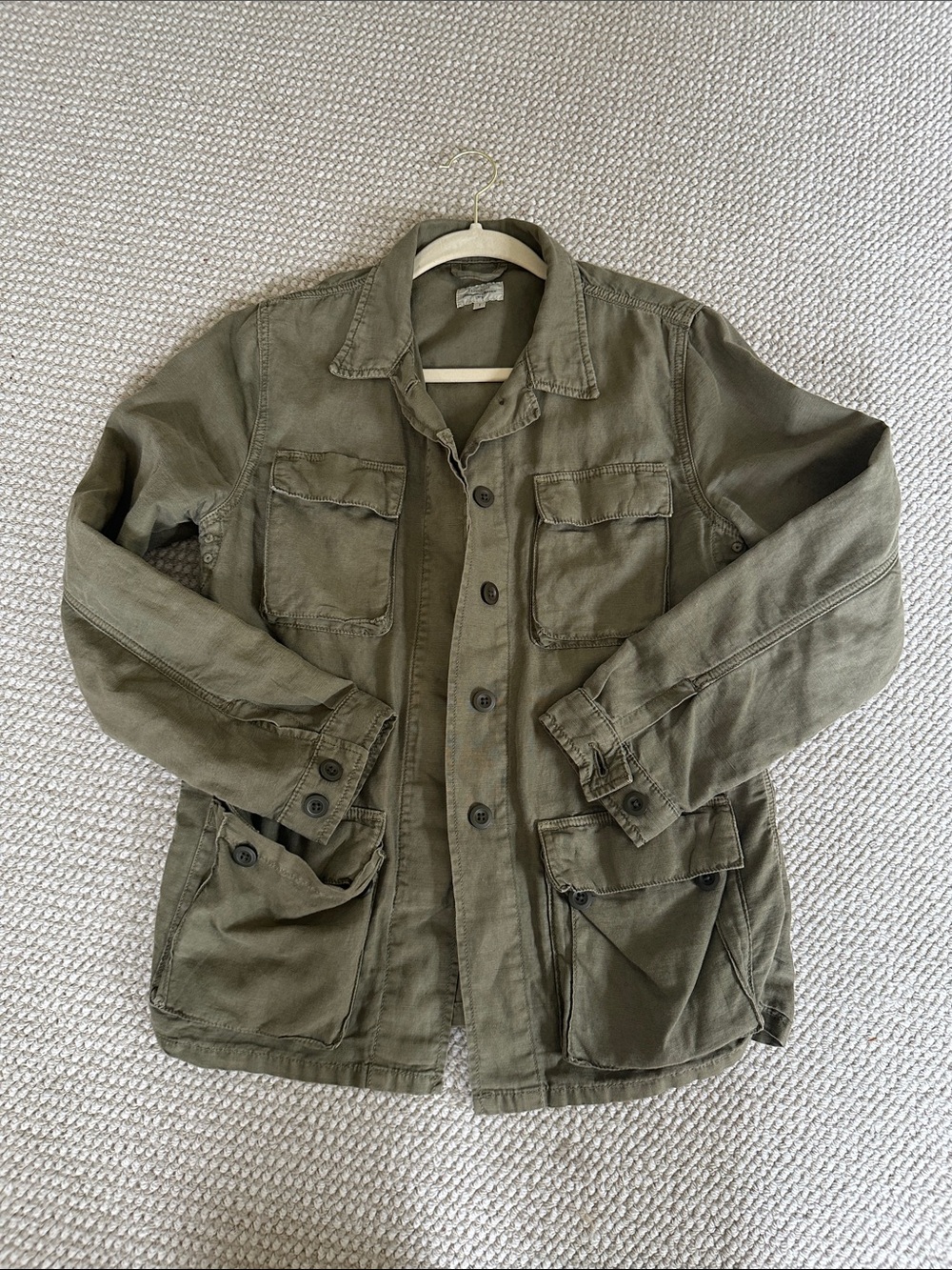 Hartford utility jacket army green
